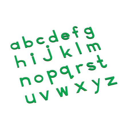 Lowercase Small Movable Alphabet - Green