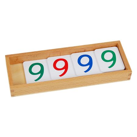 Large Plastic Number Cards With Box (1-9000)