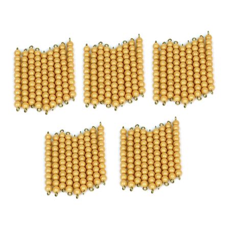 45 Golden Bead Bars Of 10
