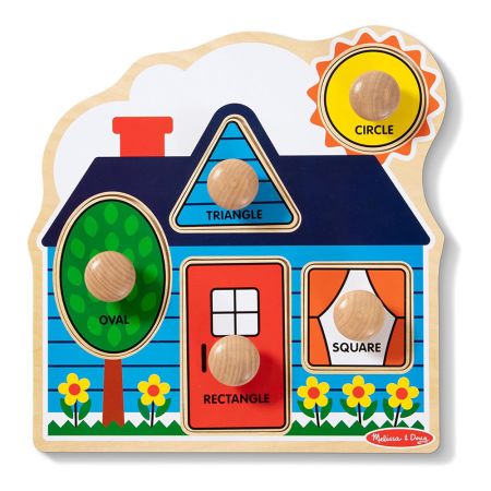 First Shapes Jumbo Peg Puzzle - Shapes