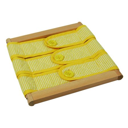 Toddler Dressing Frame: 3 Buttons