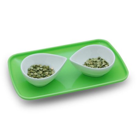 Bean Transfer Using Two Spout Bowls