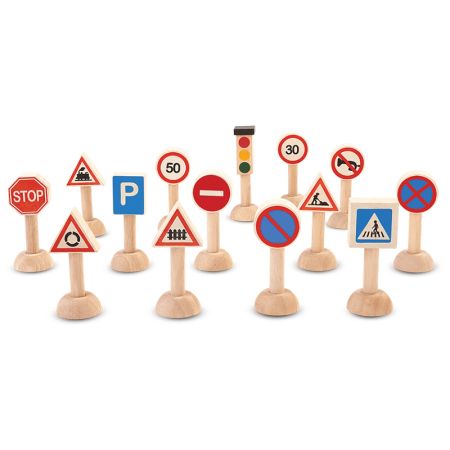 Set Of Traffic Signs & Lights