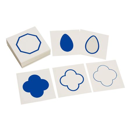 Geometric Form Cards - PP Plastic - Montessori Materials