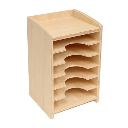 Geometric Form Card Cabinet