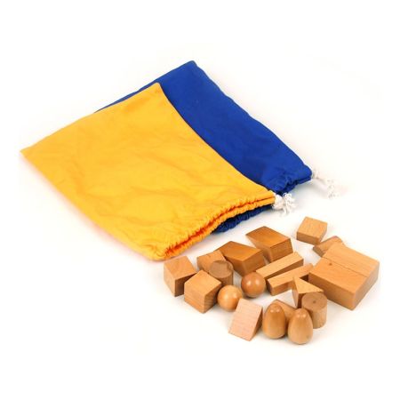 Mystery Bag With Geometric Shapes