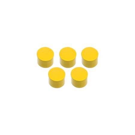 Replacement - Set of 5 Smallest Yellow Knobless Cylinders