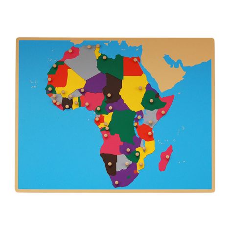 Puzzle Map Of Africa