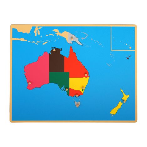 Puzzle Map Of Australia
