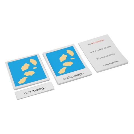 Land And Water Forms Cards Set