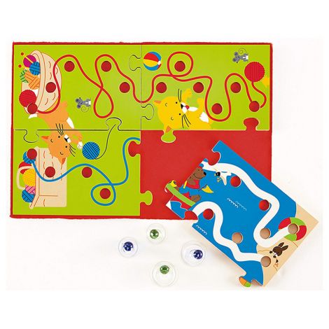 Scribble Toddler Wooden Puzzle Maze