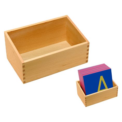 Box For Single Sandpaper Letters