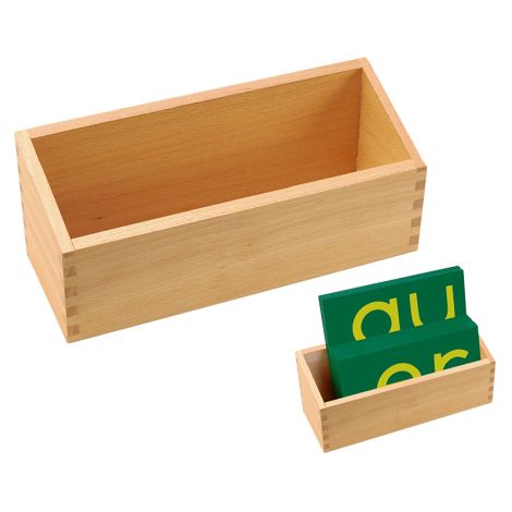 Box For Double Sandpaper Letters
