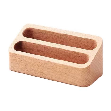 Wooden Card Holder with 2 Parts