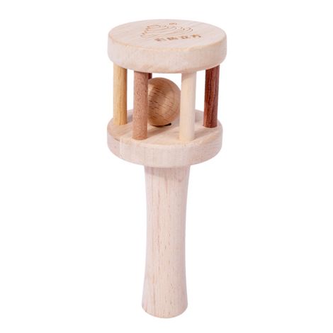 Wooden Ball Cylinder with Stick Handle
