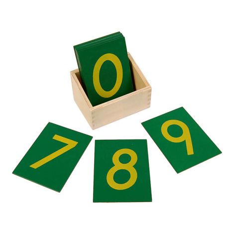 Toddler Sandpaper Numbers With Box