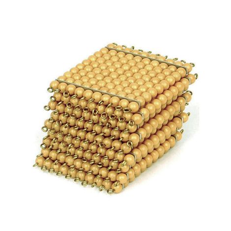 9 Golden Bead Hundred Squares