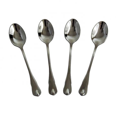 4.5" Stainless Steel Spoons - Set of 4