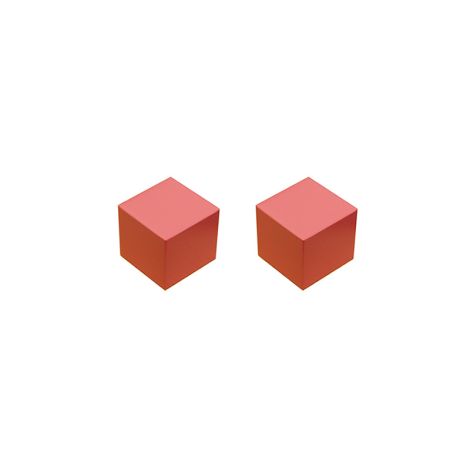 Replacement - Set of 2 Second Smallest Pink Tower Cubes